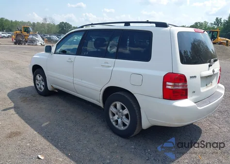 2003 Toyota Highlander V6 from USA, damaged, VIN JTEGF21A830081006